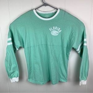 University Of Florida Gators Long Sleeve Shirt League Brand Green Women’s Medium